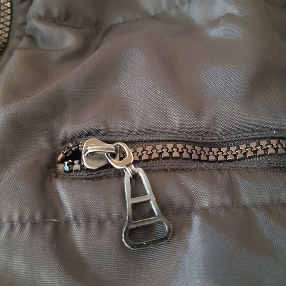 Womans Black Hiker Girls Line Coat - Picture 2 of 7